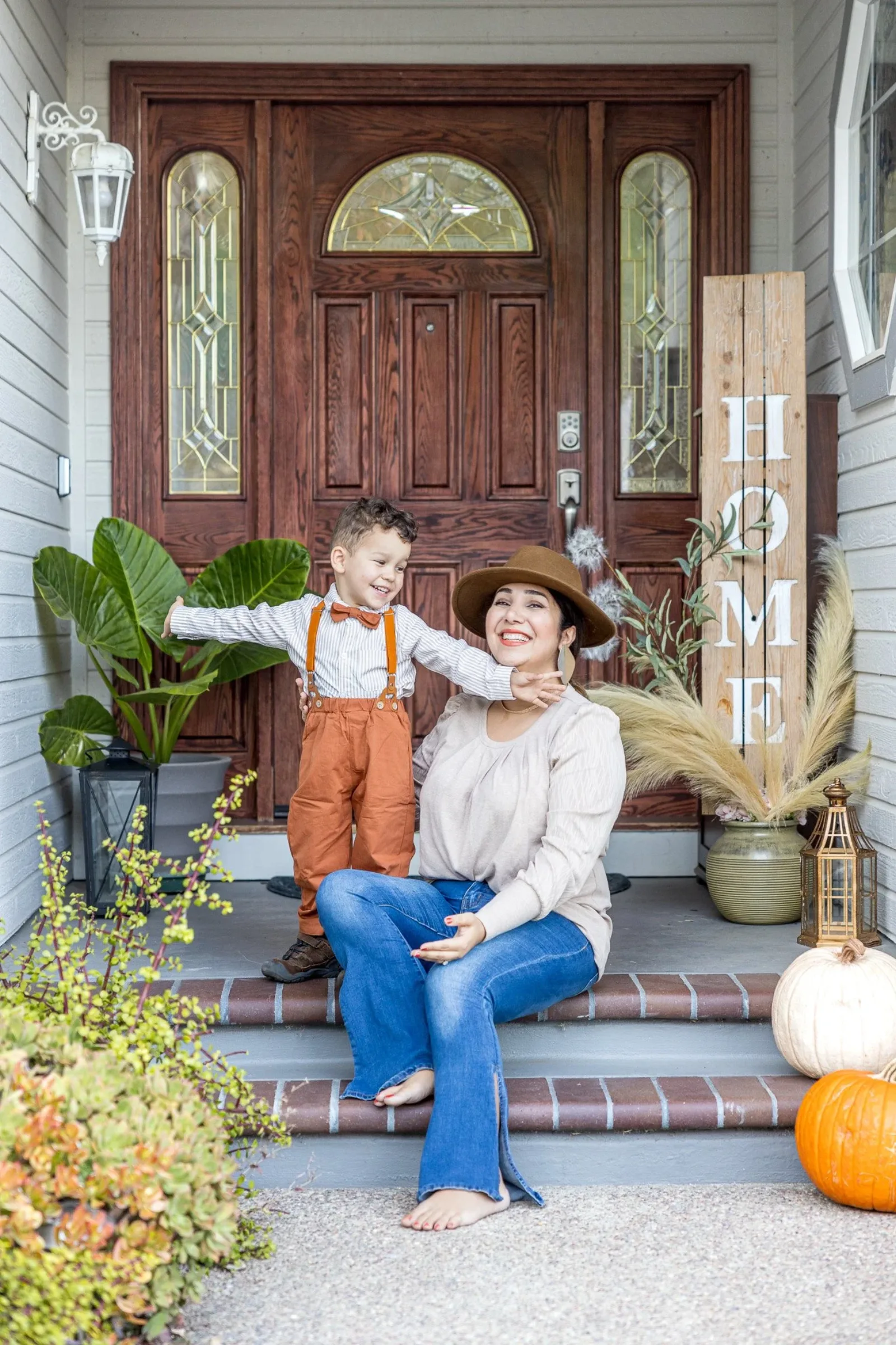 Outdoor family portrait, SF Peninsula — Atherton