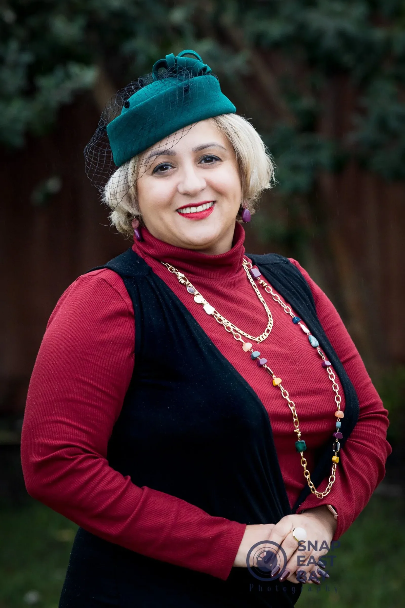Outdoor professional headshot, SF Peninsula