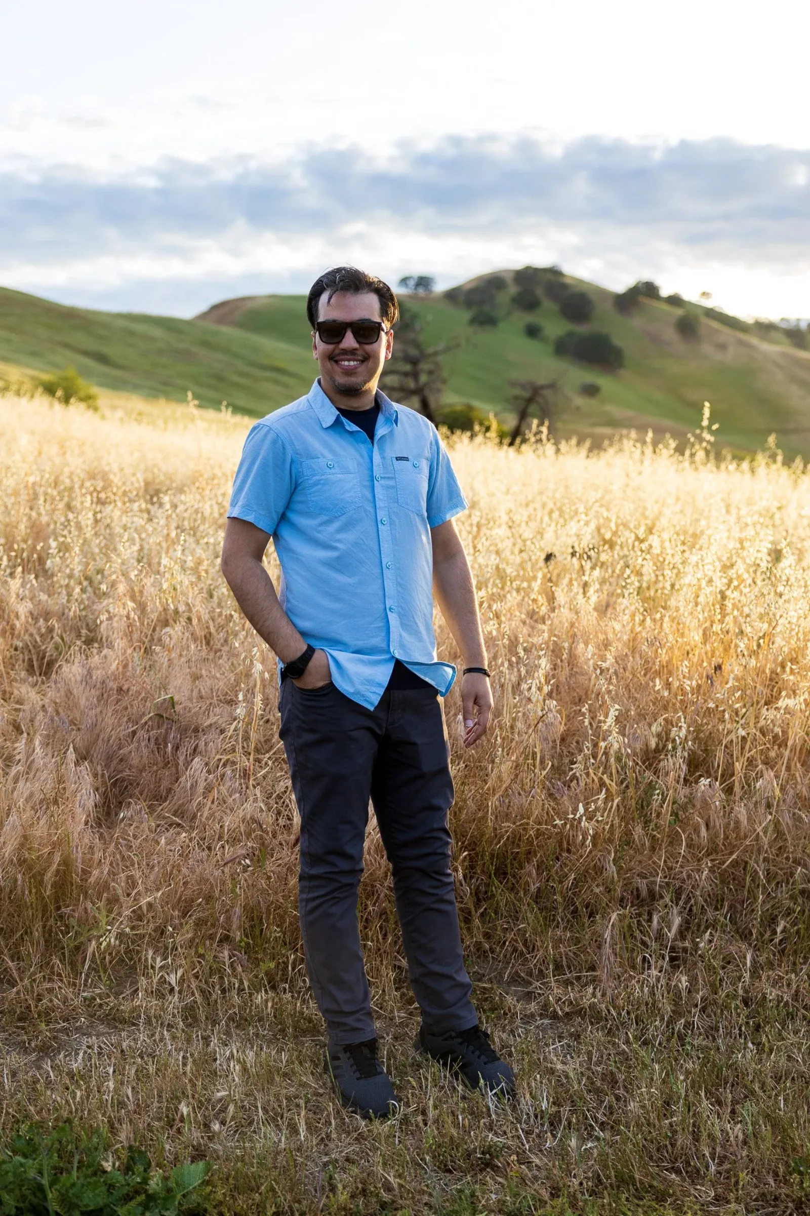 Outdoor professional headshot, SF Peninsula